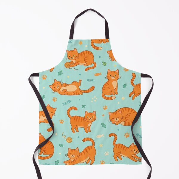 Item preview, Cute Orange Cats Seamless Pattern designed and sold by lungpleecha.
