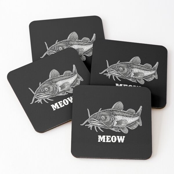 Item preview, Catfish Meow Funny Fishing Angler Fisherman designed and sold by PopStars1993.