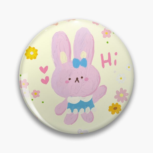 Item preview, Kawaii Bunny Tulip Spring Pattern designed and sold by jianina-alondra.