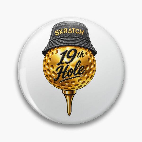 Item preview, Skratch Golf - Golf Ball Icon 19th Hole designed and sold by SkratchGolf.