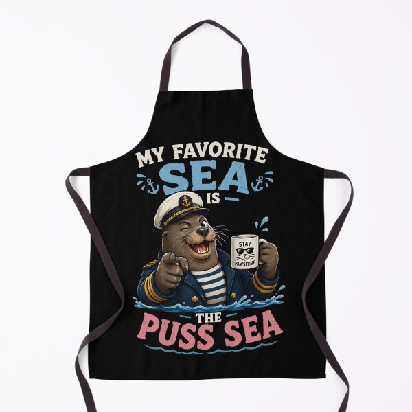 Item preview, My Favorite Sea is The Puss-Sea designed and sold by TheEndDesign.