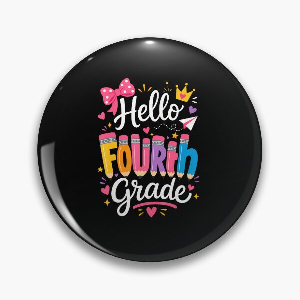 Item preview, Hello Fourth Grade designed and sold by Eat-Apples.