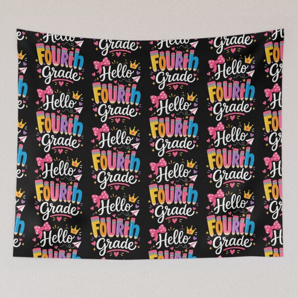 Item preview, Hello Fourth Grade designed and sold by Eat-Apples.