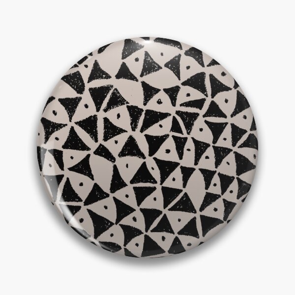 Item preview, Ferox triangles and dots drawing in black and tan  designed and sold by studioanalog.