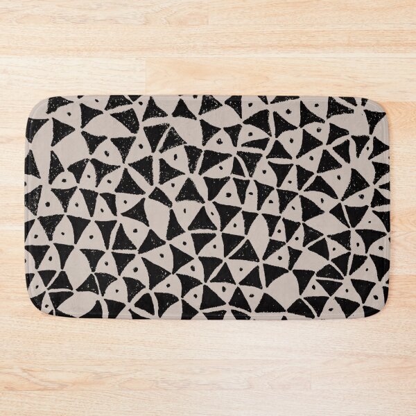 Item preview, Ferox triangles and dots drawing in black and tan  designed and sold by studioanalog.