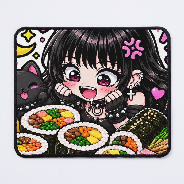Item preview, Goth Food Gremlin Loves Kimbap designed and sold by AnnekeJordaan.