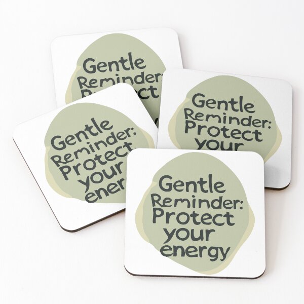 Item preview, Gentle Reminder Minimalist Mental Health Aesthetic Quote designed and sold by DoceVaga.