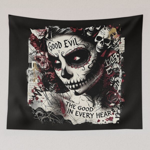 Item preview, Sugar Skull Woman With Roses designed and sold by Voodoo Store Paranormal Collections.