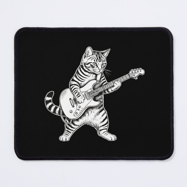 Item preview, Cat Playing Electric Guitar Musician Rock And Roll Lover designed and sold by SofiBlair.