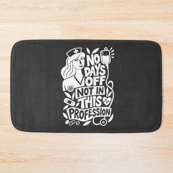 Item preview, No Days Off Not In This Profession — Funny Nurse Gift | RN Shirt Nurse Humor White Version designed and sold by KiwyStudio.