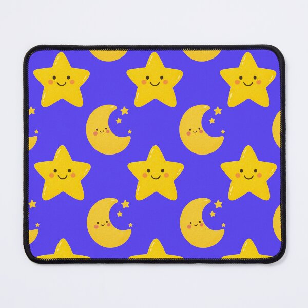 Item preview, Kawaii Moon and Stars Celestial Pattern designed and sold by jianina-alondra.
