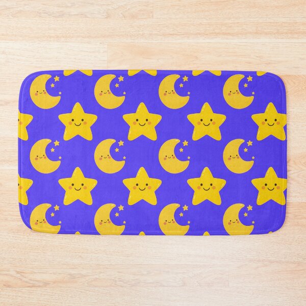 Item preview, Kawaii Moon and Stars Celestial Pattern designed and sold by jianina-alondra.