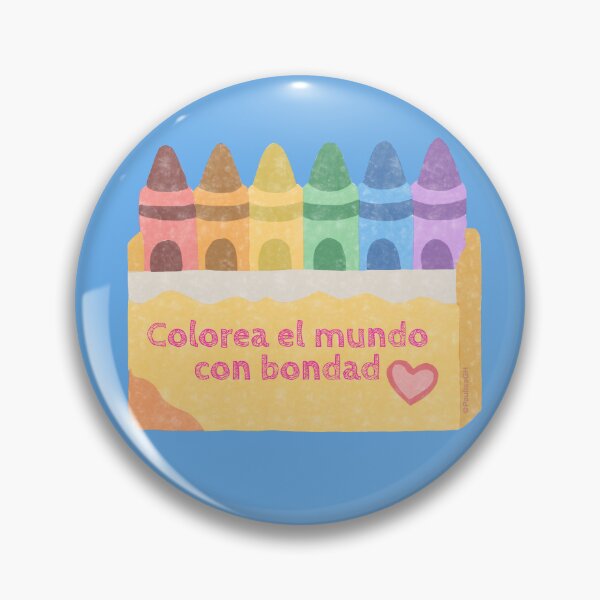Artikelvorschau, Aufkleber „Colorea el mundo con bondad“. entworfen und verkauft von DesignPMG.