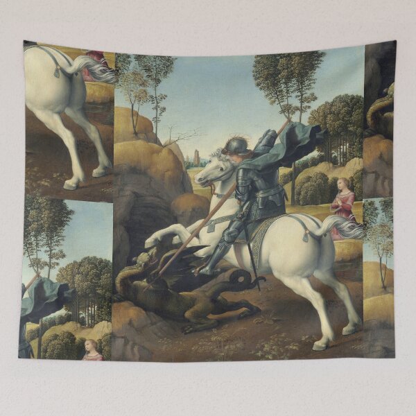 Item preview, Saint George Slaying the Dragon designed and sold by artofuniverse.