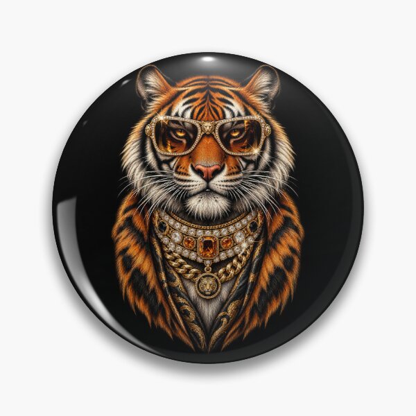 Item preview, Cool Tiger Roar Leopard Sunglasses Funny designed and sold by will freed18.