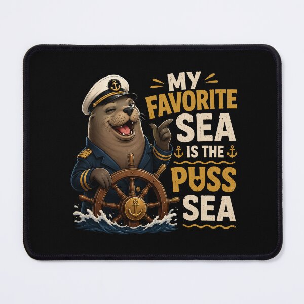 Item preview, My Favorite Sea is The Puss-Sea designed and sold by TheEndDesign.