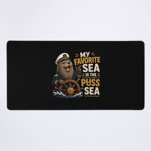 Item preview, My Favorite Sea is The Puss-Sea designed and sold by TheEndDesign.
