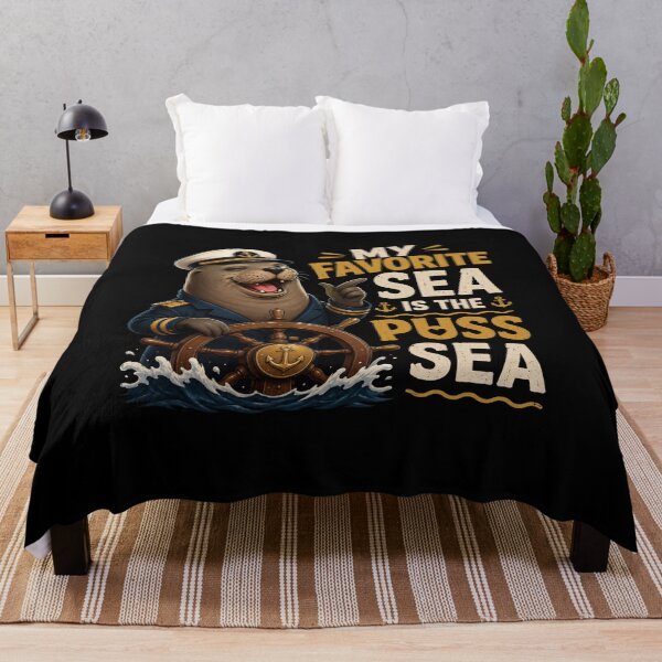 Item preview, My  Favorite Sea is The Puss-Sea designed and sold by TheEndDesign.
