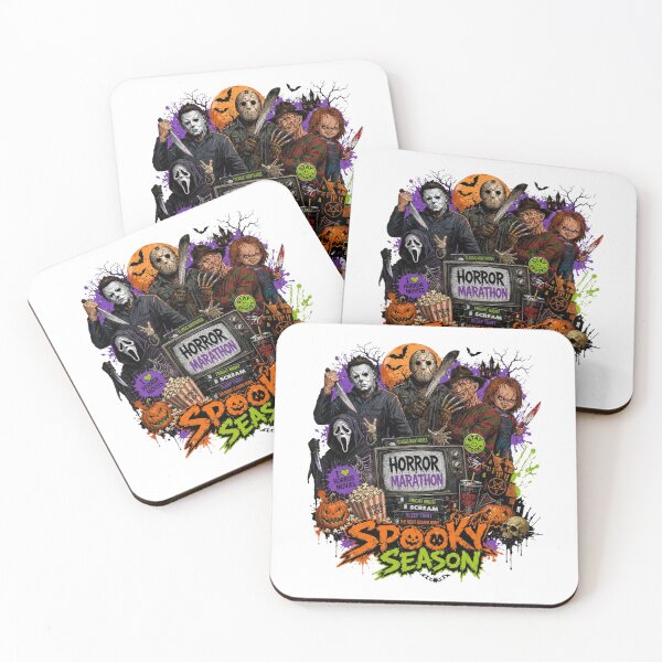 Item preview, Horror Movie Marathon Spooky Season Retro VHS Halloween designed and sold by AmazingPics001.