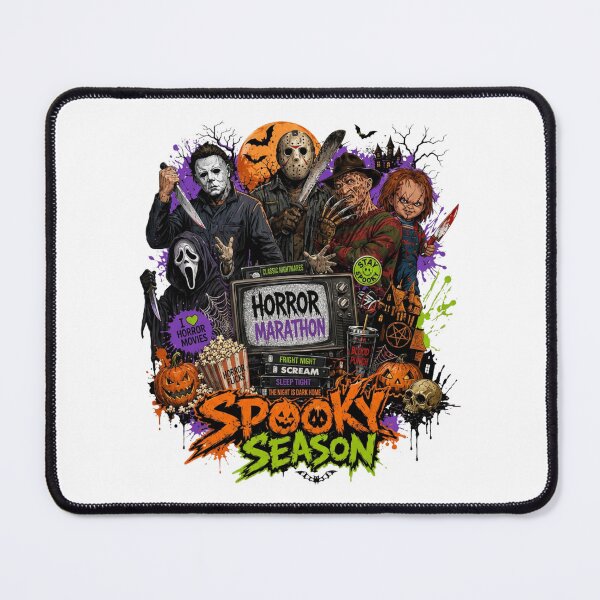 Item preview, Horror Movie Marathon Spooky Season Retro VHS Halloween designed and sold by AmazingPics001.