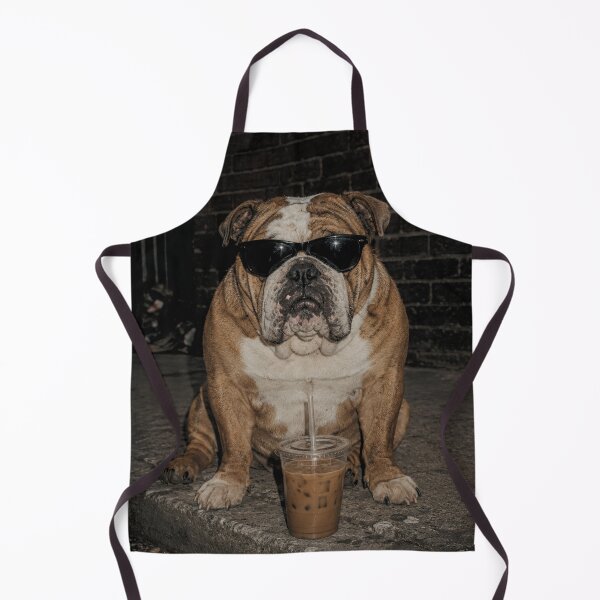 Item preview, English Bulldog Drinking Iced Coffee Funny Animal designed and sold by will freed18.