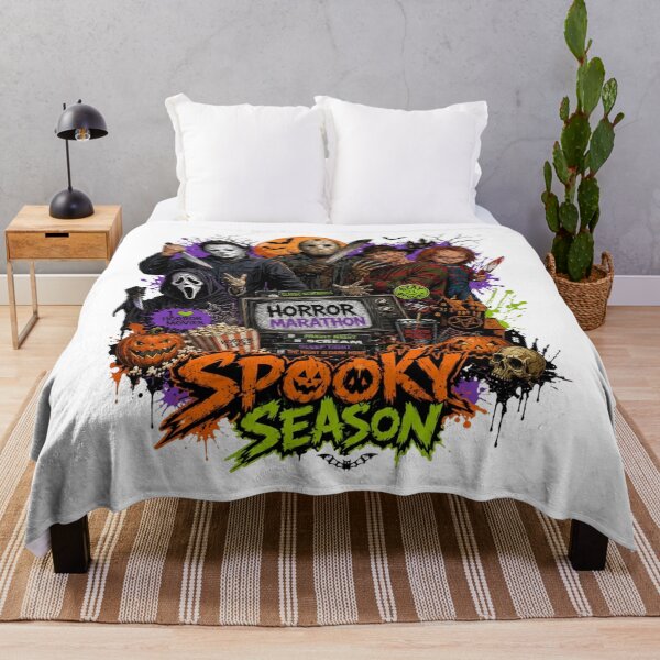 Item preview, Horror Movie Marathon Spooky Season Retro VHS Halloween designed and sold by AmazingPics001.