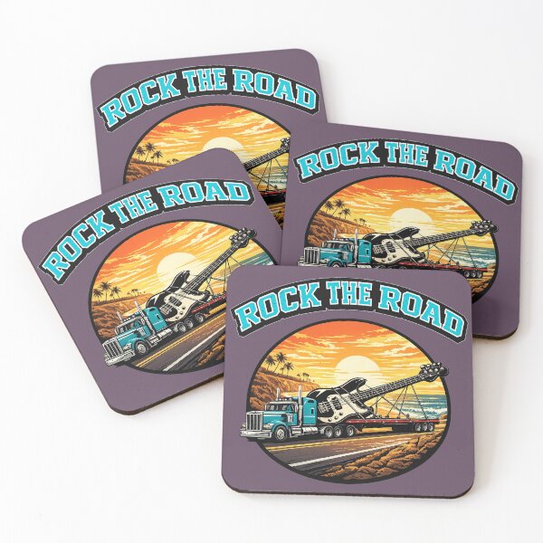 Item preview, Rock The Road - Bass Guitar Semi Truck Art designed and sold by NomadForge.