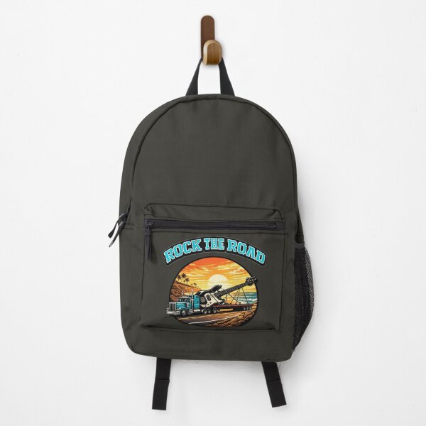 Item preview, Rock The Road - Bass Guitar Semi Truck Art designed and sold by NomadForge.
