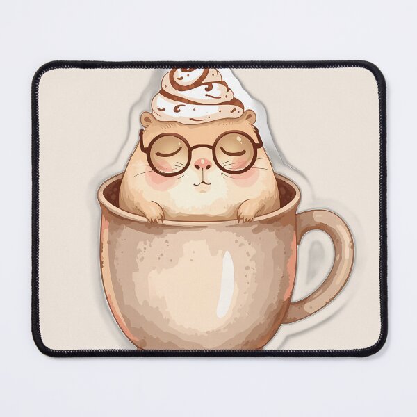 Item preview, Coffee Mug - Cute Aesthetic Coffee & Whipped Cream Sticker designed and sold by Swizzy2vore.