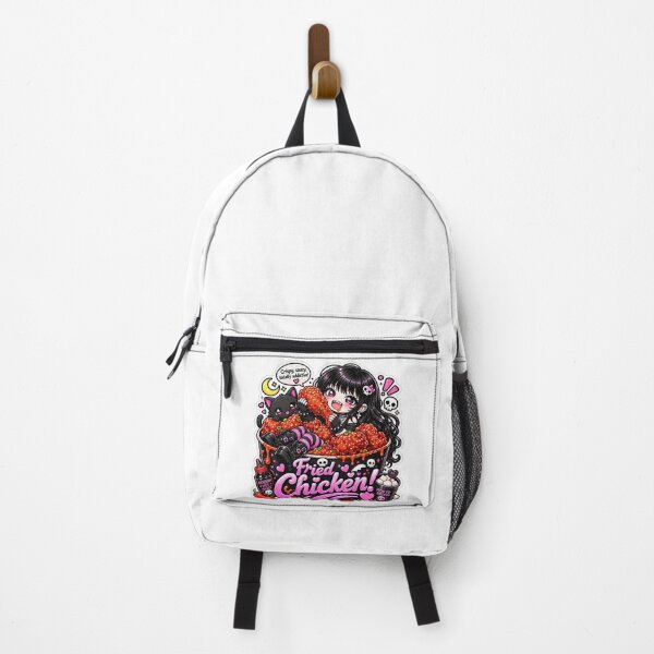 Item preview, Goth Food Gremlin Loves Fried Chicken designed and sold by AnnekeJordaan.