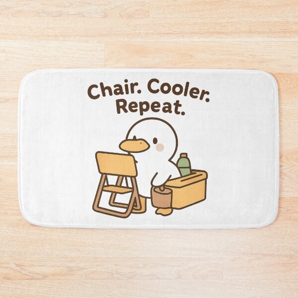Item preview, Chair Cooler Repeat Marching Band Parent Sticker designed and sold by Ainbowz-Artwork.
