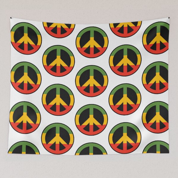Item preview, Reggae Rastafarian Peace Symbol designed and sold by ChowdhuryAlayna.