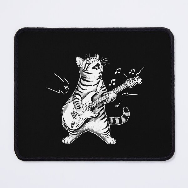 Item preview, Rock And Roll Cat Guitarist Feline Music Lover designed and sold by SofiBlair.