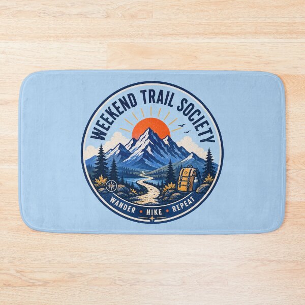 Item preview, Weekend Trail Society Hiking Badge designed and sold by Pick&Grin.