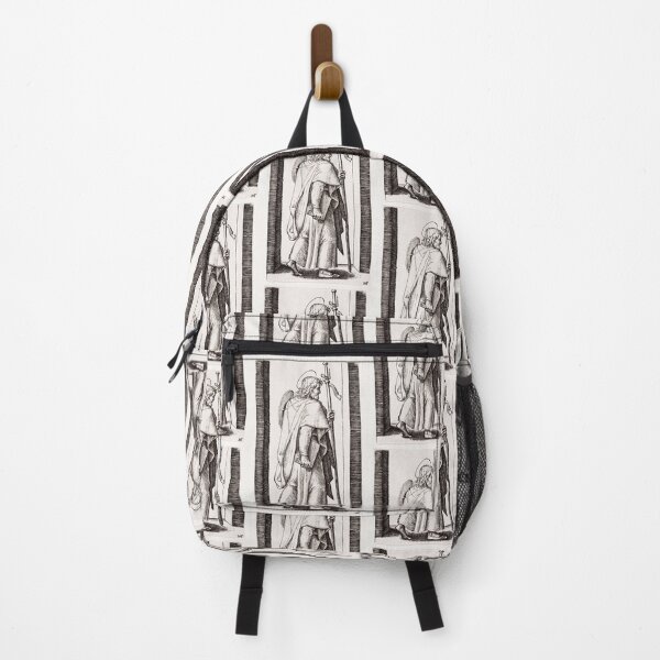 Item preview, Saint James Pilgrim With Staff Engraving designed and sold by artofuniverse.