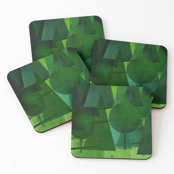 Item preview, Geometric Forest Scene  designed and sold by Andrew  Hitchen.