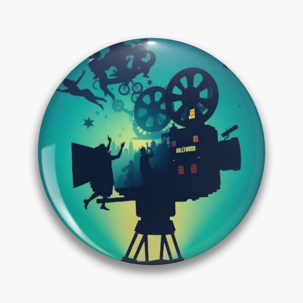Item preview, Magical Cinema Projector Silhouette Hollywood Art designed and sold by Cine8.