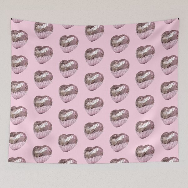 Item preview, Pink Heart Disco Ball Aesthetic designed and sold by jianina-alondra.