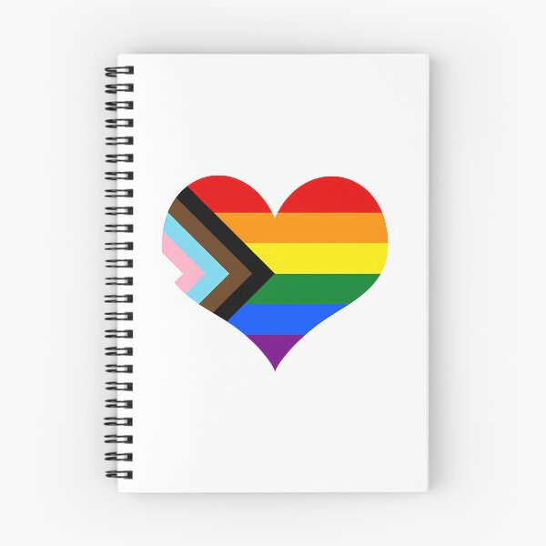 Item preview, Progressive Pride Flag Heart designed and sold by ChowdhuryAlayna.