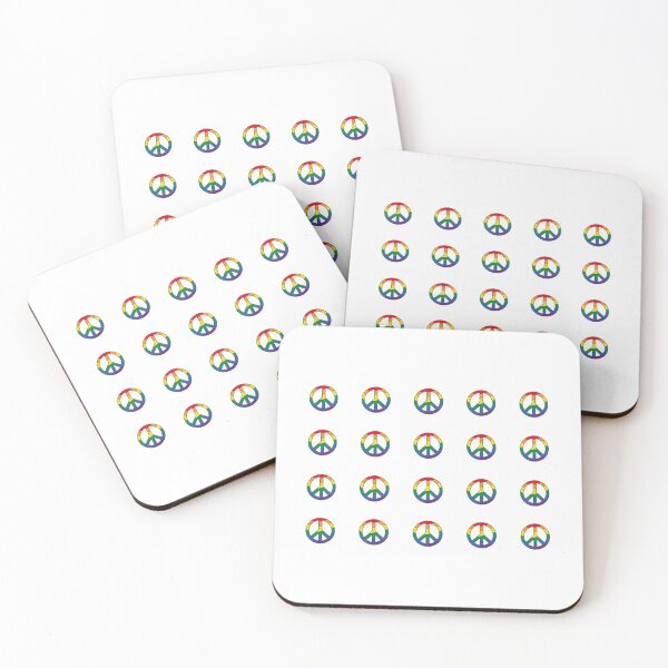 Item preview, Rainbow Peace Symbol Sticker Pack - Unity And Diversity designed and sold by ChowdhuryAlayna.