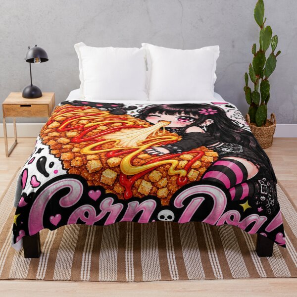Item preview, Goth Food Gremlin Loves Corn Dog designed and sold by AnnekeJordaan.
