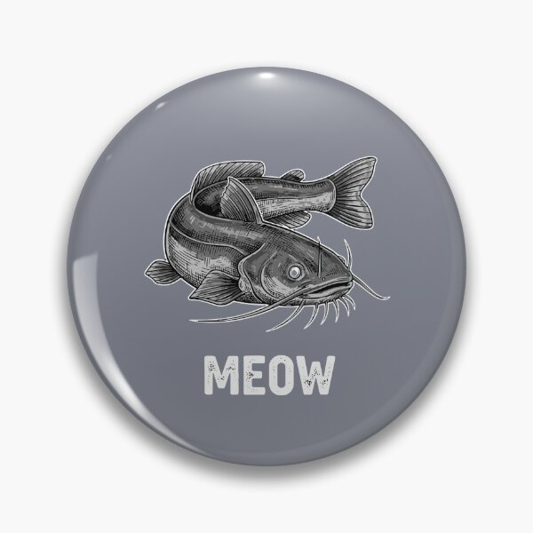 Item preview, Meow Catfish Angler Fishing Humor designed and sold by SofiBlair.