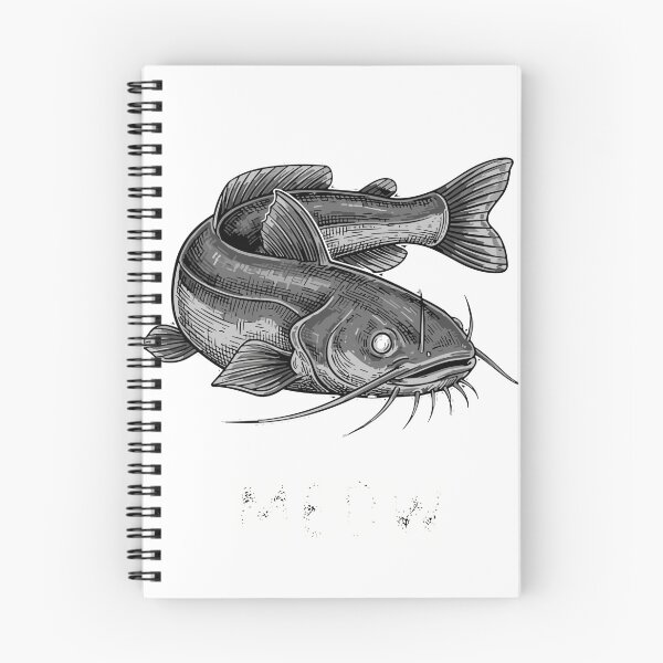 Item preview, Meow Catfish Angler Fishing Humor designed and sold by SofiBlair.