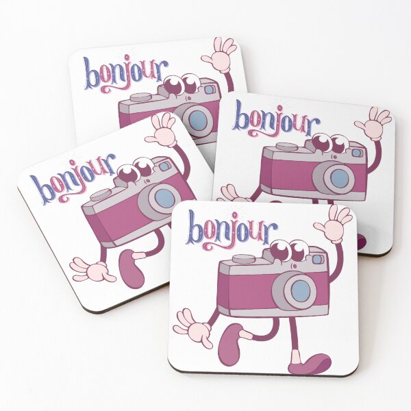 Item preview, Cute Camera Bonjour Photography French Aesthetic Design designed and sold by BigDigital.