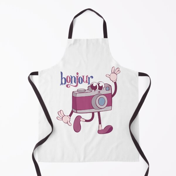 Item preview, Cute Camera Bonjour Photography French Aesthetic Design designed and sold by BigDigital.