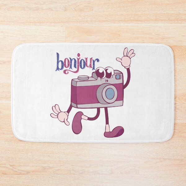 Item preview, Cute Camera Bonjour Photography French Aesthetic Design designed and sold by BigDigital.