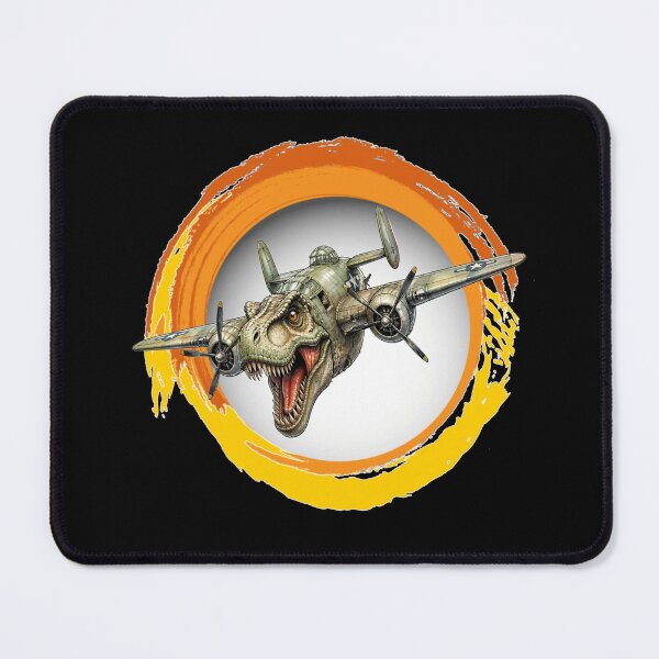 Item preview, T-Rex Warplane Soars Through Surreal Skies designed and sold by Wilcox PhotoArt.