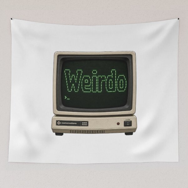 Item preview, Weirdo Retro Computer Terminal Pixel Art designed and sold by BearLoveDesign.