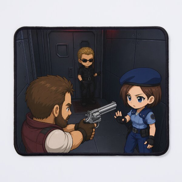 Item preview, Chibi Evil - Wesker Barry and Jill - Betrayal designed and sold by linanerdyshop.