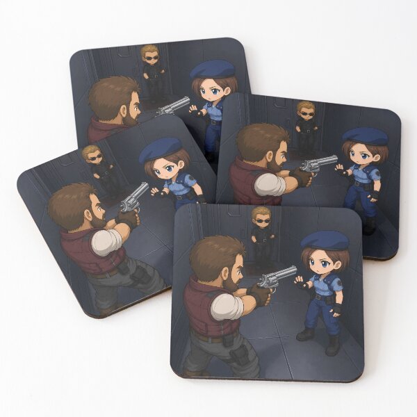 Item preview, Chibi Evil - Wesker Barry and Jill - Betrayal designed and sold by linanerdyshop.